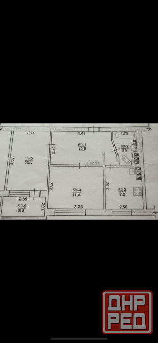2-комн. квартира, 51,1 м², 6/9 этаж Мариуполь - изображение 7