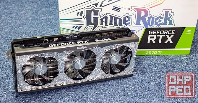 Видеокарта Palit GeForce RTX 3070 Ti GameRock OC 8Gb Донецк - изображение 2