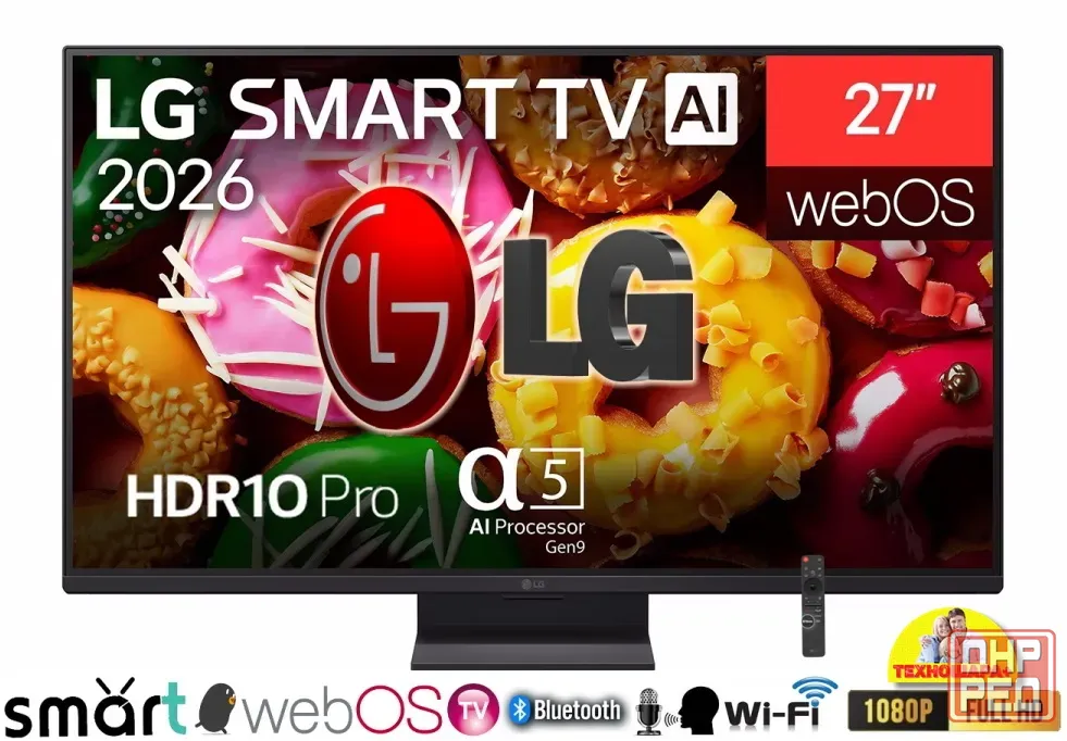 27" тв LG 27LB70006LA. Smart,HDR,ии,120Гц,Новинка! Донецк - изображение 1