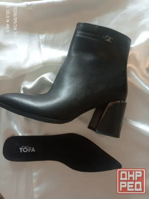 Продам новые кожаные на байке ф Tofa полусапожки Макеевка - изображение 1