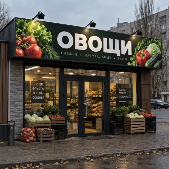 Оформление входных групп в Донецке | вывески и фасад Донецк