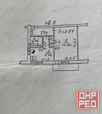 1к октябрь энгельса 3/5, 30м2 под кап. Ремонт Донецк - изображение 5