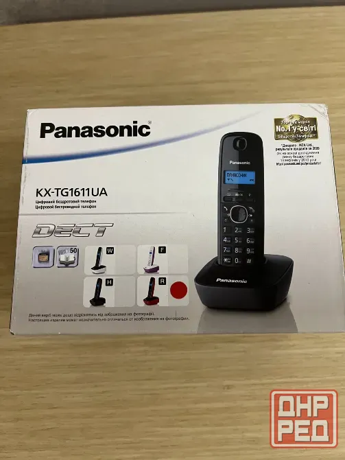 Телефон беспроводной (dect) Panasonic KX-TG1611 Донецк - изображение 1
