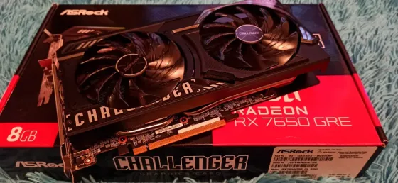 Видеокарта ASRock AMD Radeon RX 7650 GRE Challenger 8G OC Макеевка