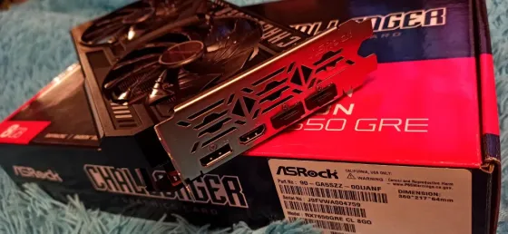 Видеокарта ASRock AMD Radeon RX 7650 GRE Challenger 8G OC Макеевка