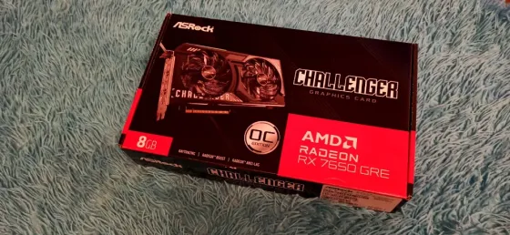 Видеокарта ASRock AMD Radeon RX 7650 GRE Challenger 8G OC Макеевка