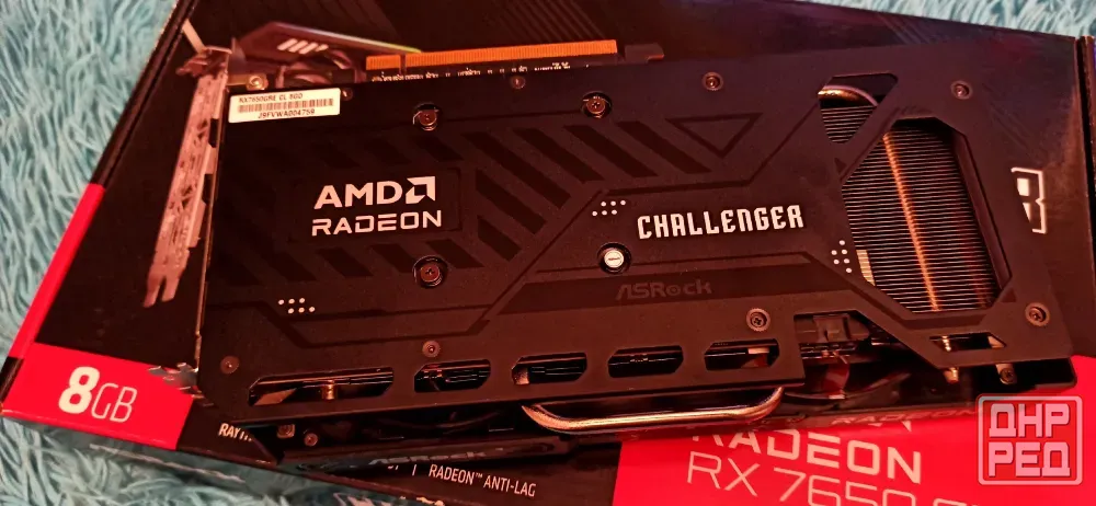 Видеокарта ASRock AMD Radeon RX 7650 GRE Challenger 8G OC Макеевка - изображение 8