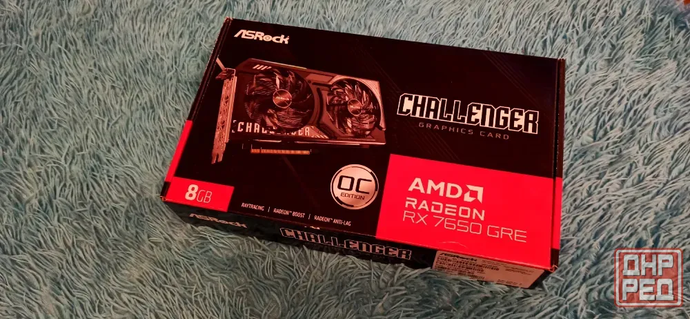 Видеокарта ASRock AMD Radeon RX 7650 GRE Challenger 8G OC Макеевка - изображение 3