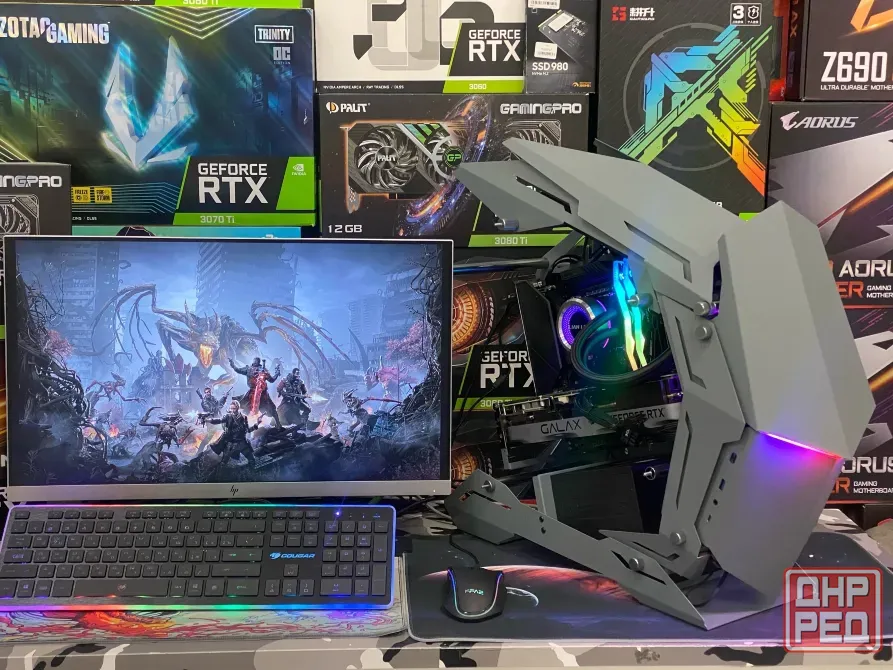 Игровой компьютер intel core i5-10400f с видеокартой geforce 2060 super, 16 gb и ssd 500 gb Донецк - изображение 1