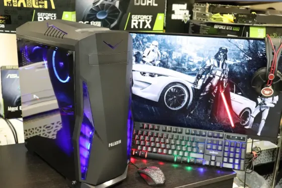 Игровой компьютер ryzen 5 5600 с видеокартой geforce rtx 5060, 32 gb и ssd nvme 500 gb Донецк