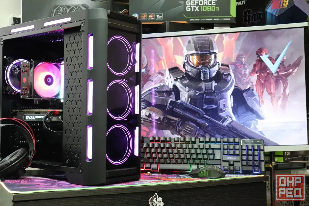 Игровой компьютер ryzen 5 5600 с видеокартой geforce rtx 5060, 32 gb и ssd nvme 500 gb Донецк - изображение 5