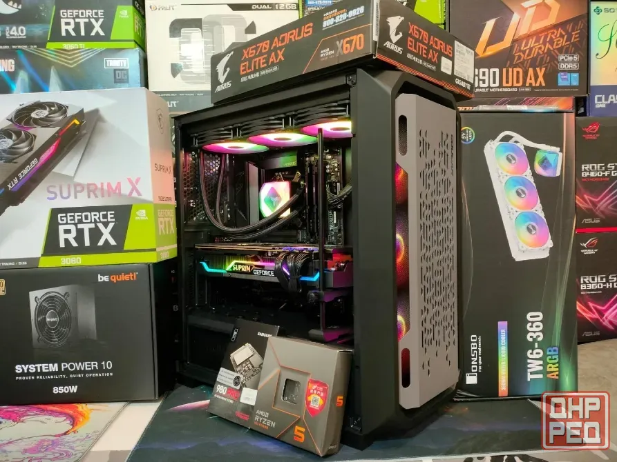 Игровой компьютер ryzen 5 5600 с видеокартой geforce rtx 5060, 32 gb и ssd nvme 500 gb Донецк - изображение 3