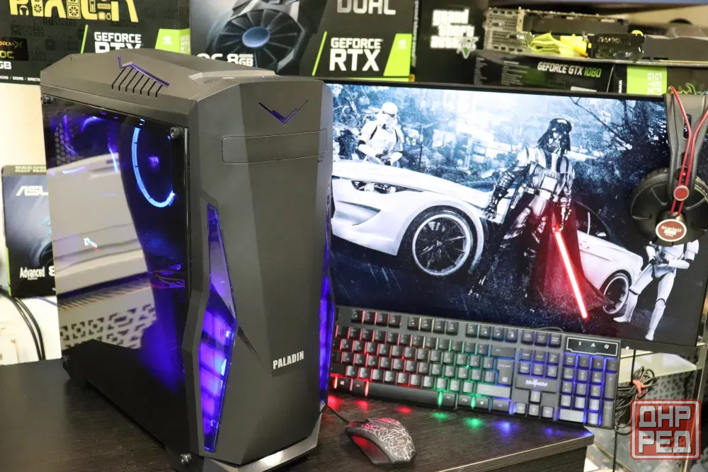 Игровой компьютер ryzen 5 5600 с видеокартой geforce rtx 5060, 32 gb и ssd nvme 500 gb Донецк - изображение 2