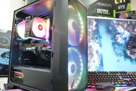 Игровой компьютер в наличии intel xeon e5-2670v2 с видеокартой geforce gtx 1050 ti, 16 gb и ssd 240 Донецк