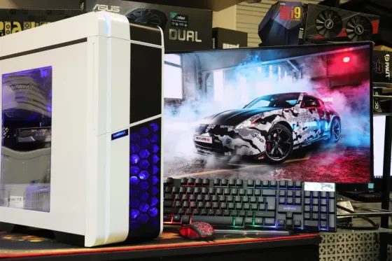 Игровой компьютер в наличии intel xeon e5-2670v2 с видеокартой geforce gtx 1050 ti, 16 gb и ssd 240 Донецк