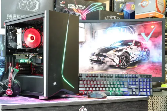 Игровой компьютер в наличии intel xeon e5-2670v2 с видеокартой geforce gtx 1050 ti, 16 gb и ssd 240 Донецк
