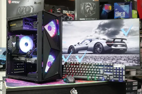 Игровой компьютер в наличии intel xeon e5-2670v2 с видеокартой geforce gtx 1050 ti, 16 gb и ssd 240 Донецк