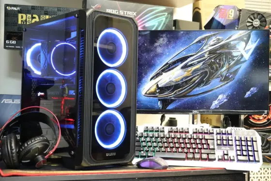 Игровой компьютер в наличии ryzen 5 3600 с видеокартой radeon rx 5700 xt, 16 gb и ssd 500 gb Донецк