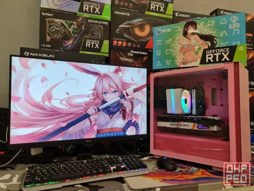 Игровой компьютер в наличии ryzen 5 3600 с видеокартой radeon rx 5700 xt, 16 gb и ssd 500 gb Донецк - изображение 1