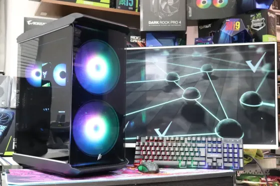 Игровой компьютер в наличии ryzen 7 7700 с видеокартой geforce rtx 5070, 32 gb ddr5 Донецк