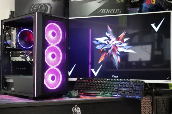 Игровой компьютер в наличии ryzen 7 7700 с видеокартой geforce rtx 5070, 32 gb ddr5 Донецк