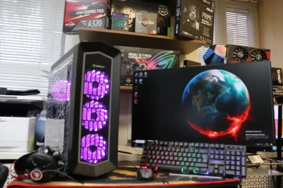 Игровой компьютер в наличии intel core ultra 5 245kf с видеокартой geforce rtx 5070, 32 gb ddr5 Донецк