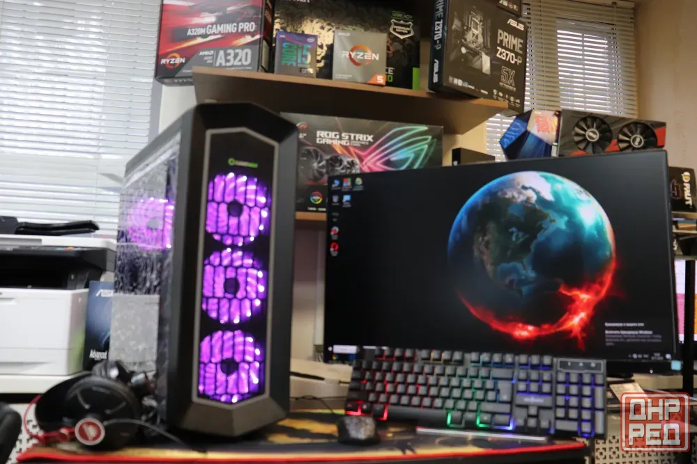 Игровой компьютер в наличии intel core ultra 5 245kf с видеокартой geforce rtx 5070, 32 gb ddr5 Донецк - изображение 2