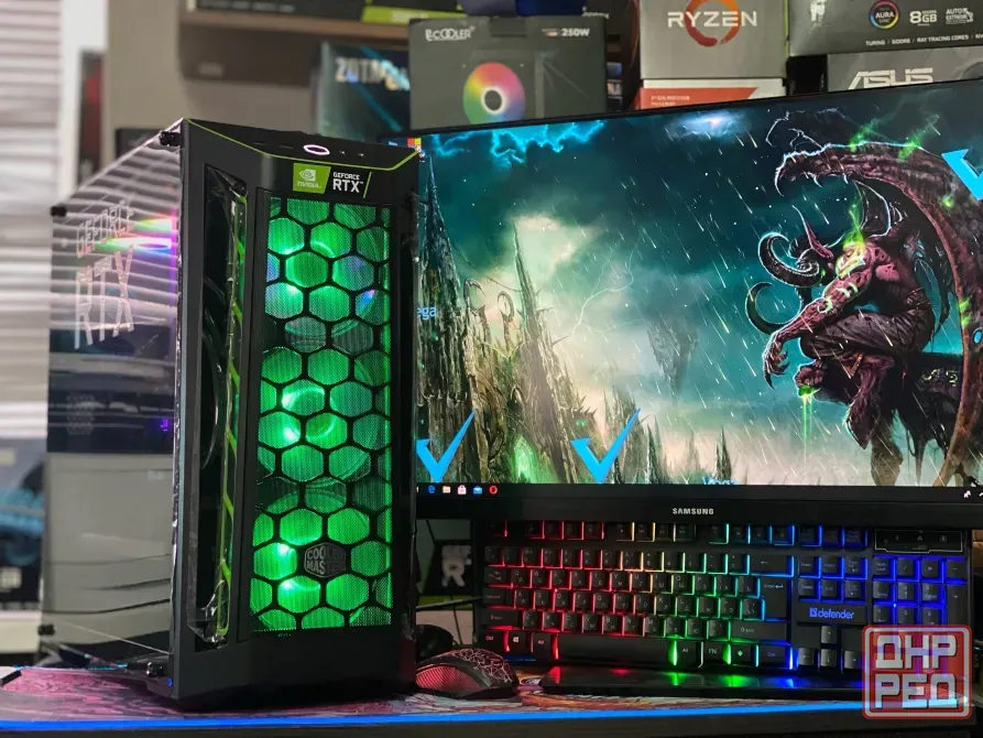Игровой компьютер в наличии intel core ultra 5 245kf с видеокартой geforce rtx 5070, 32 gb ddr5 Донецк - изображение 3
