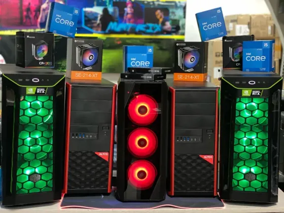 Игровой компьютер в наличии intel core i5-14400f с видеокартой geforce rtx 3080, 16 gb и ssd nvme 50 Донецк
