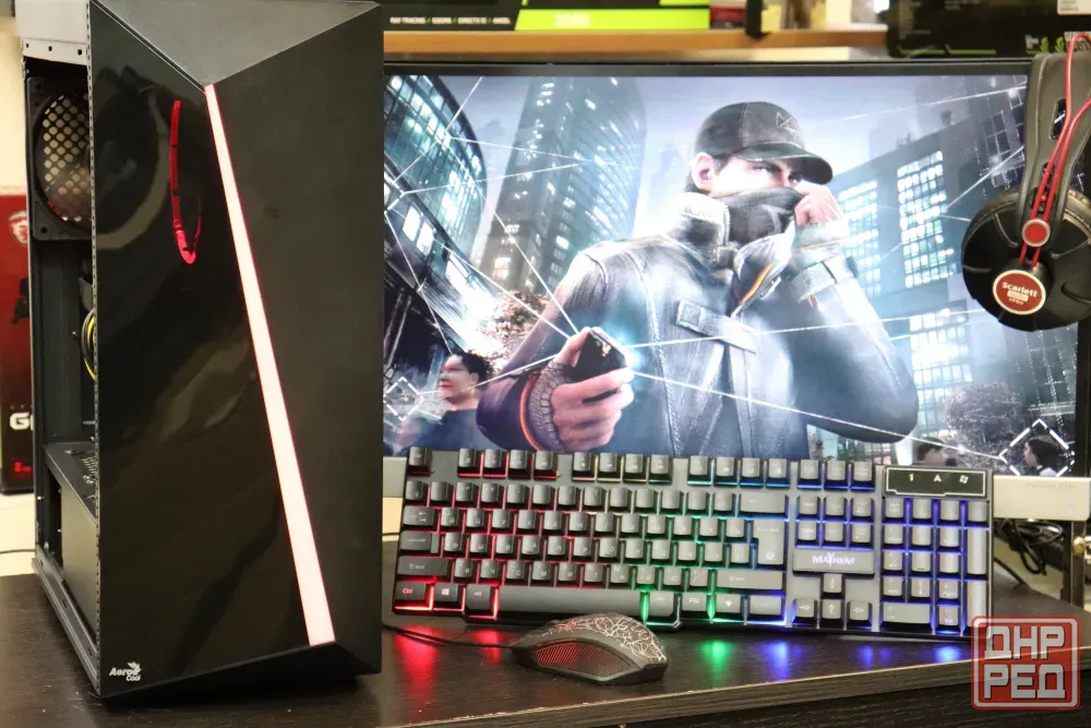 Игровой компьютер в наличии intel core i5-14400f с видеокартой geforce rtx 3080, 16 gb и ssd nvme 50 Донецк - изображение 1