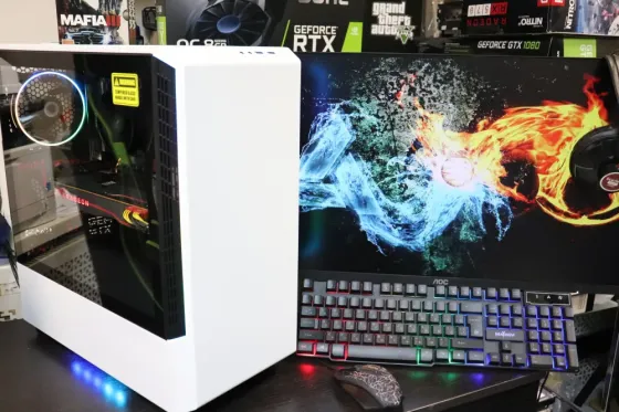 Игровой компьютер в наличии intel xeon e5-2650v4 с видеокартой geforce gtx 1080 ti, 16 gb и ssd 256 Донецк
