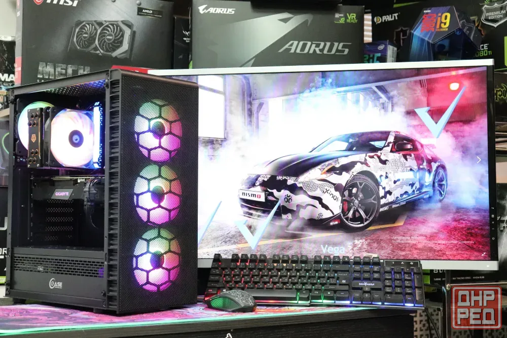 Игровой компьютер в наличии intel xeon e5-2650v4 с видеокартой geforce gtx 1080 ti, 16 gb и ssd 256 Донецк - изображение 1