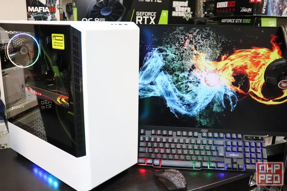 Игровой компьютер в наличии intel xeon e5-2650v4 с видеокартой geforce gtx 1080 ti, 16 gb и ssd 256 Донецк - изображение 3