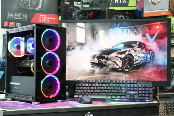 Игровой компьютер в наличии intel xeon e5-2680v4 с видеокартой geforce rtx 5060, 16 gb и ssd 240 gb Донецк