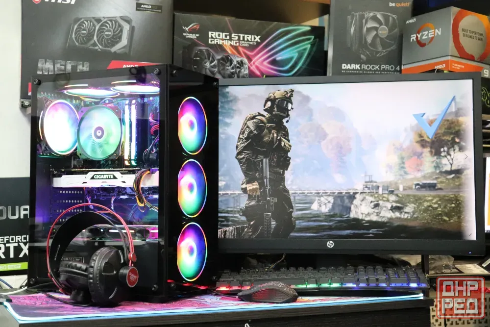 Игровой компьютер в наличии ryzen 7 7800x3d с видеокартой geforce rtx 3080, 32 gb ddr5 Донецк - изображение 1