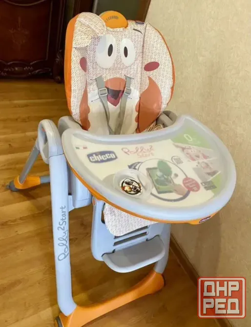 Стульчик для кормления Chicco polly 2Start- Shark Донецк - изображение 2