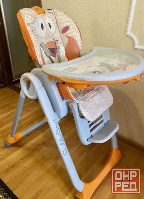 Стульчик для кормления Chicco polly 2Start- Shark Донецк - изображение 4