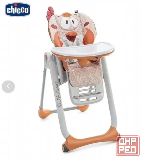 Стульчик для кормления Chicco polly 2Start- Shark Донецк - изображение 1