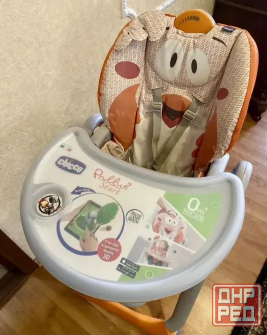 Стульчик для кормления Chicco polly 2Start- Shark Донецк - изображение 6