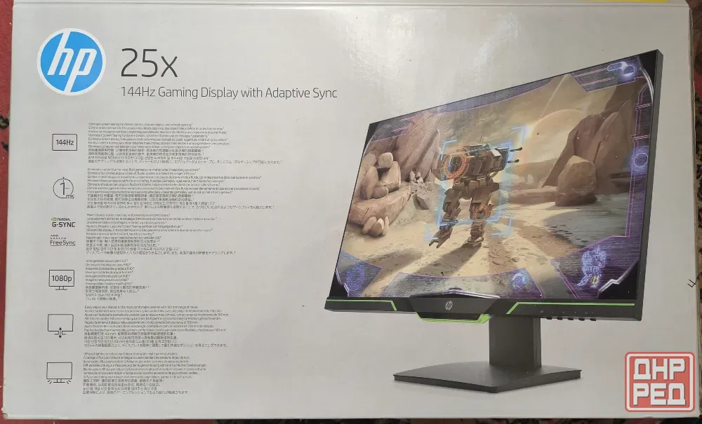 Монитор HP 24.5" 25x [144 Hz, 1920x1080, TN, 1000:1, 1мс, 400, HDMI2.0, DP1.2, Pivot, Swivel, HA] Макеевка - изображение 2