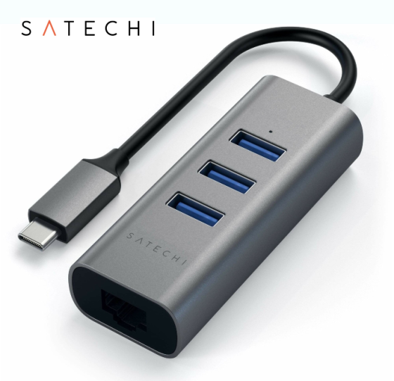 USB-хаб Satechi ST-TC2N1USB31AM 4 в 1, Hub 3.0, концентратор, разветвитель Донецк