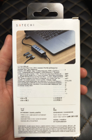 USB-хаб Satechi ST-TC2N1USB31AM 4 в 1, Hub 3.0, концентратор, разветвитель Донецк