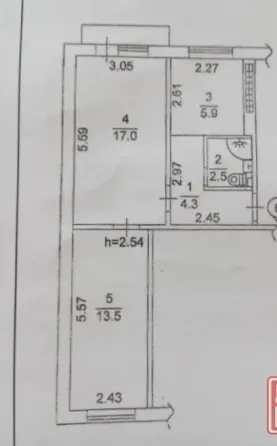 Продам 2х комн кв в Калининском районе Донецк