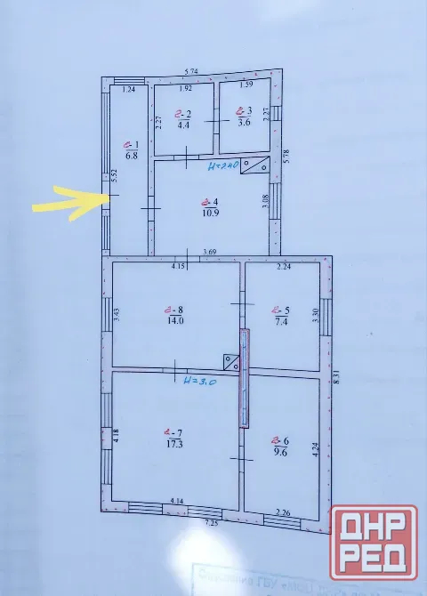 Продам дом возле моря с участком 20 сот, Мелекино, моря рядом Мариуполь - изображение 8
