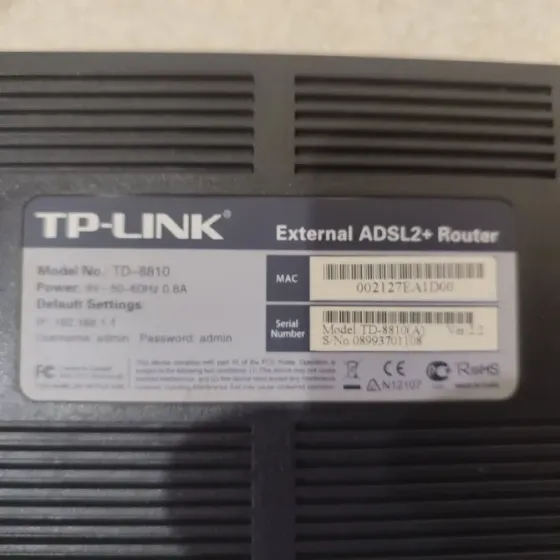 ADSL2+ Роутер tp-link td-8810 Донецк