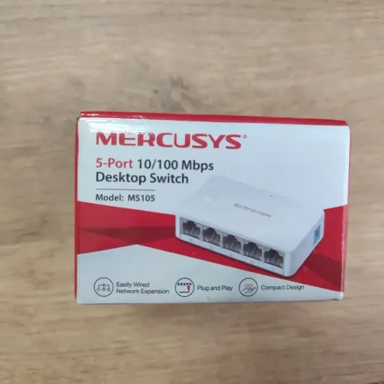 Свитч Mercusys MS105(EU) 5 портов 100 Мбит/с Донецк