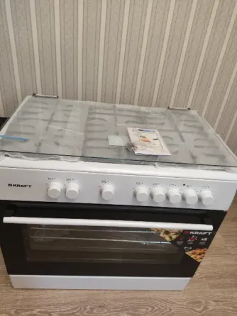 Продам новую газовую плиту с электродуховкой в упаковке Kraft kf-fsk9407aewi Донецк