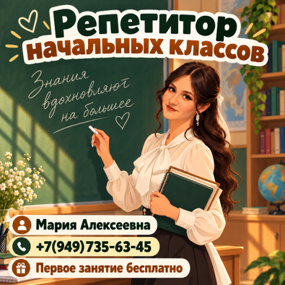 Репетитор начальных классов Донецк
