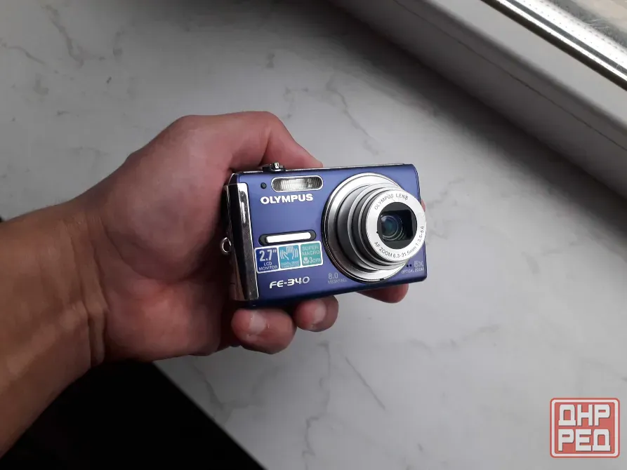 Фотоаппарат Olympus FE-340+XD 2Gb+зарядное + USB шнур для пк Донецк - изображение 1