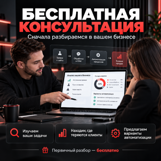 Автоматизация бизнеса в Донецке: сайт, CRM, Telegram, AI Донецк